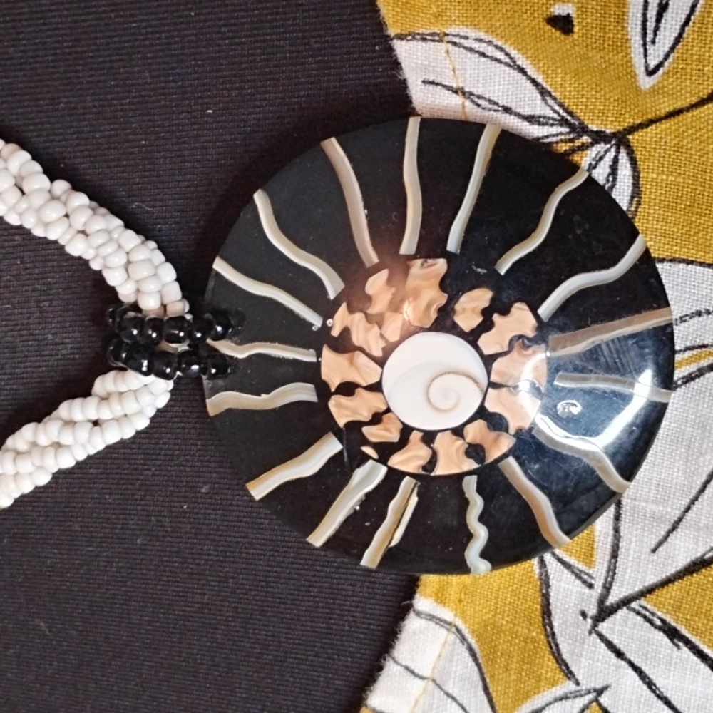 Hand Crafted Shell Necklace - Picture 2 of 4
